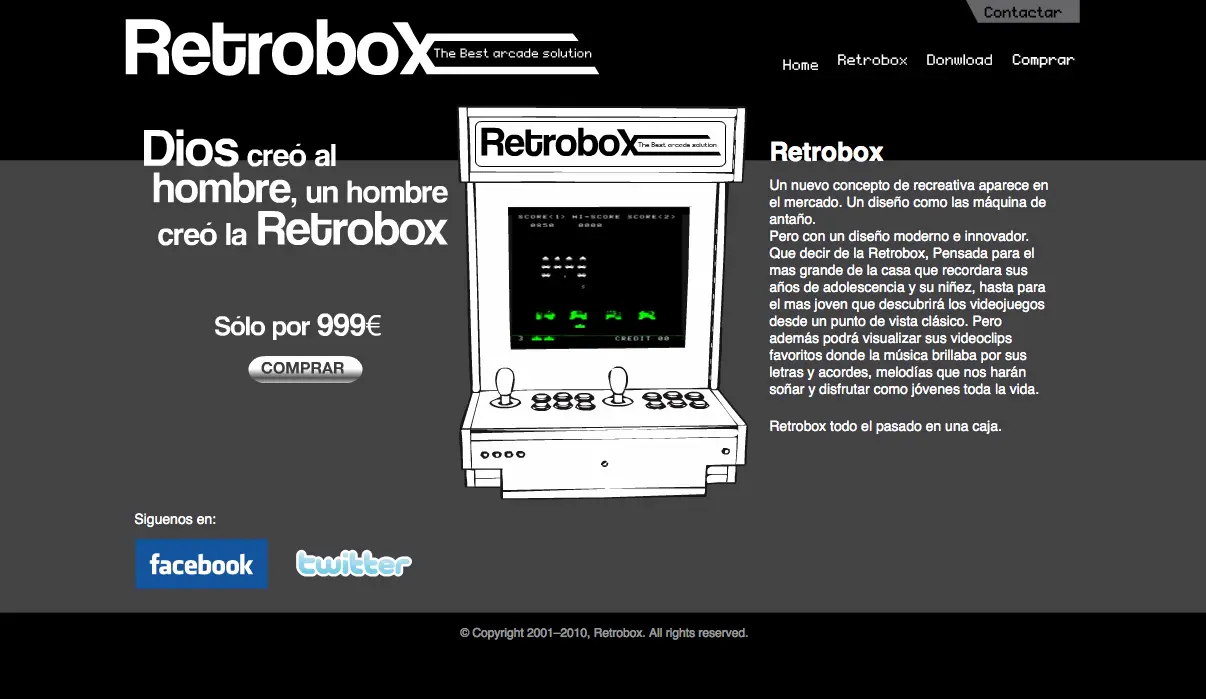 Retrobox Website